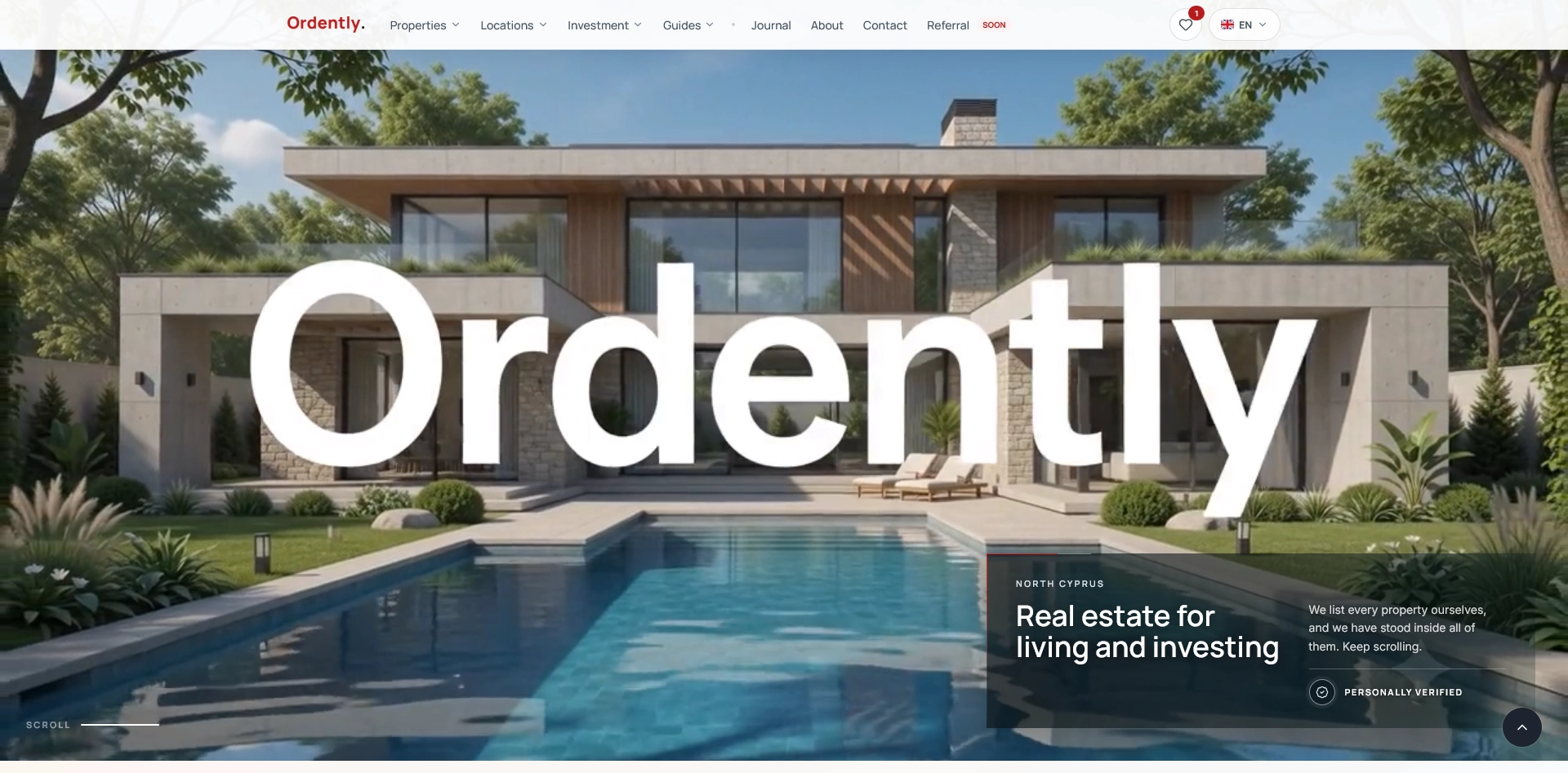 Work portfolio - Ordently preview